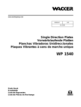 Wacker Neuson WP 1540 Parts Manual