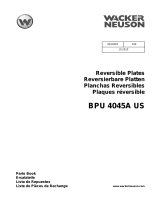 Wacker Neuson BPU 4045A US Parts Manual