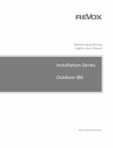 Revox Installation Outdoor I80 Benutzerhandbuch