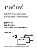 Vetus Battery watch type Installationsanleitung