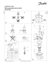 Danfoss Pilot operated servo valve, ICS 25 - 65 Installationsanleitung