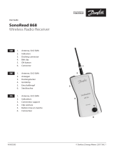 Danfoss SonoRead 868 Wireless Radio Receiver Benutzerhandbuch