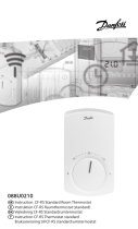 Danfoss CF-RS Standard Room Thermostat Installationsanleitung