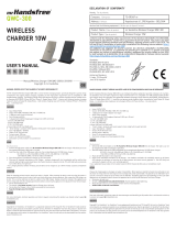 Mr Handsfree Wireless Charger 10W QWC-300 Bedienungsanleitung