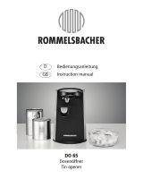 Rommelsbacher DO 65 Bedienungsanleitung
