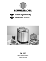 Rommelsbacher BA 550 Bedienungsanleitung