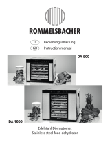 Rommelsbacher DA 900 Bedienungsanleitung