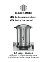 Rommelsbacher GA1000 Bedienungsanleitung