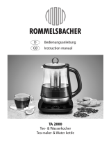 Rommelsbacher TA 2000 Teemaschine Bedienungsanleitung