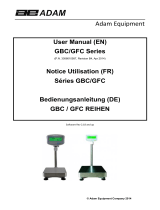 Adam Equipment GBC GFC Benutzerhandbuch