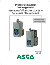 Asco Series 614 Pressure Regulator Sentronic Plus IO-Link Class A Bedienungsanleitung
