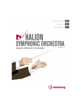 Steinberg HALion Symphonic Orchestra v1.5 Bedienungsanleitung
