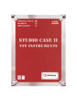 Steinberg VST Instruments Studio Case II Benutzerhandbuch