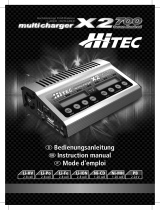 HiTEC Multicharger X2 700 Bedienungsanleitung
