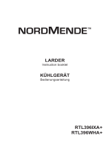 Nordmende RTL396IXA Kühlschrank Benutzerhandbuch