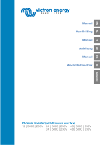 Victron energy Phoenix Inverter 3k 5k 230V (firmware xxxx1xx) Bedienungsanleitung