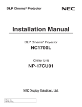 NEC NC1700L Installationsanleitung