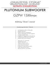 Ground-Zero GZPW 15XXmax Bedienungsanleitung