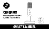 Mackie EM-CHROMIUM Premium USB Condenser Microphone Bedienungsanleitung