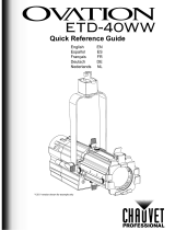 Chauvet Ovation ETD-40WW Referenzhandbuch