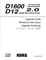 Korg D1600 Benutzerhandbuch