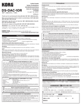 Korg DS-DAC-10R Benutzerhandbuch