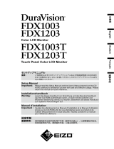Eizo FDX1203 Bedienungsanleitung