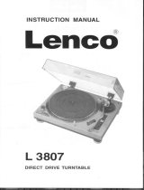 Lenco L-3807 Bedienungsanleitung