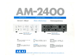 Akai AM-2400 Bedienungsanleitung