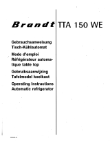 Groupe Brandt TTA150WE Bedienungsanleitung
