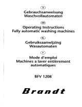 Groupe Brandt BFV1208 Bedienungsanleitung
