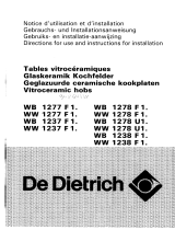 De Dietrich WB1278F1 Bedienungsanleitung