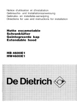 De Dietrich HW4600E1 Bedienungsanleitung