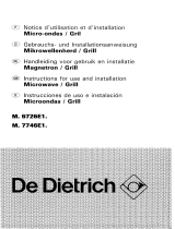 De Dietrich MN6726E1 Bedienungsanleitung