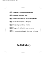 De Dietrich DHD416BE1 Bedienungsanleitung