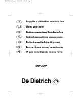 De Dietrich DOV399XE1 Bedienungsanleitung
