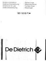 De Dietrich SD1618F1 Bedienungsanleitung