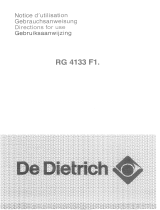 De Dietrich RG4133F1 Bedienungsanleitung