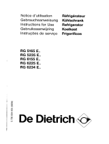 De Dietrich RG6234E20 Bedienungsanleitung