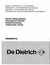 De Dietrich HG6684F1 Bedienungsanleitung