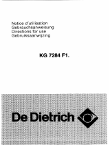 De Dietrich KG7284F12 Bedienungsanleitung