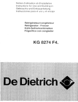 De Dietrich KG8274F4 Bedienungsanleitung