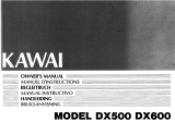 Kawai DX600 Bedienungsanleitung