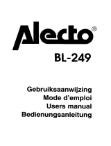 Alecto BL-249 Bedienungsanleitung