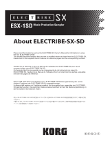 Korg Electribe SX ESX-1SD Bedienungsanleitung
