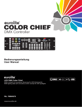 EuroLite DMX LED Color Chief Controller Benutzerhandbuch