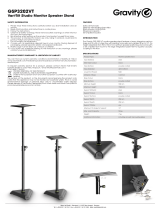 Gravity SP 3202 VT Studiomonitor Stand Benutzerhandbuch