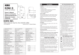 Korg KDM-3 Digital Metronome Black Benutzerhandbuch