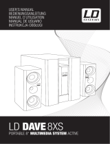 LD Sys­tems DAVE 8XS Benutzerhandbuch