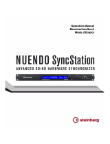 Steinberg Nuendo SyncStation Bedienungsanleitung